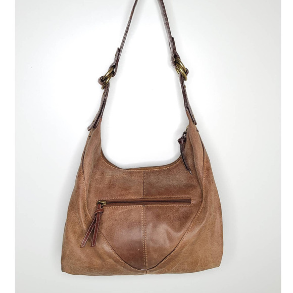 Nino Bossi Saddle Daisy Paradise Leather Hobo Handbags - Picture 1 of 8